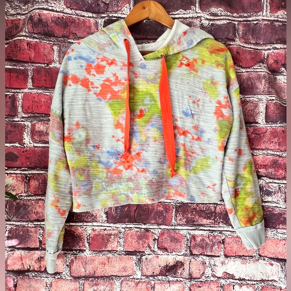 Free People Multicolor Tie-Dye Hoodie